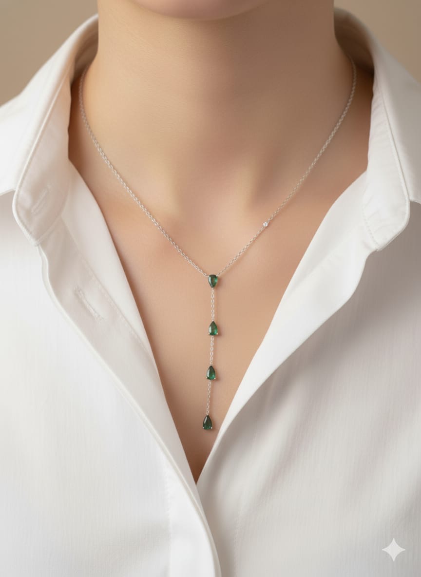 CADENA AMOR INCONDICIONAL VERDE